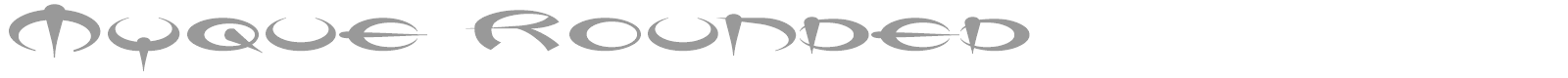 Myque font preview