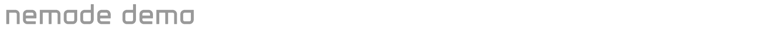 Nemode font preview