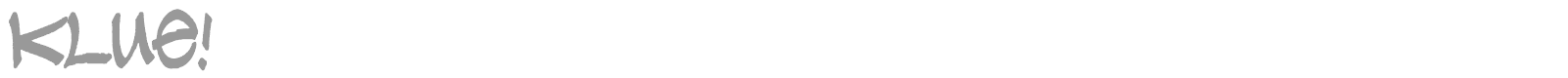 Klue! font preview