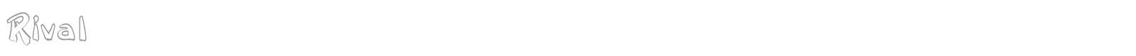 Rival font preview