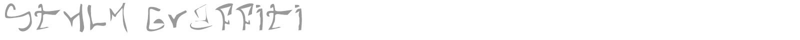 STHLM Graffiti font preview