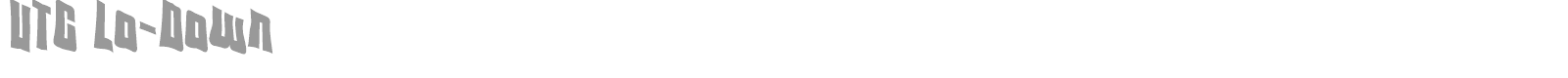 VTC Lo-Down font preview