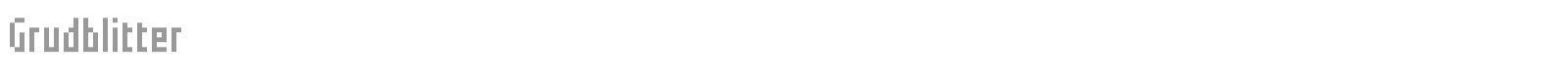 Grudblitter font preview