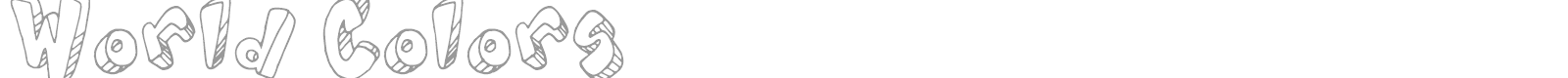 World Colors font preview