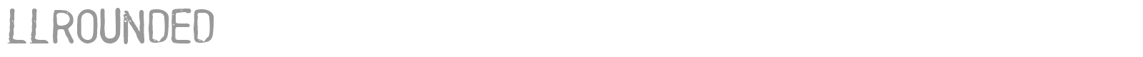 LL Rounded font preview