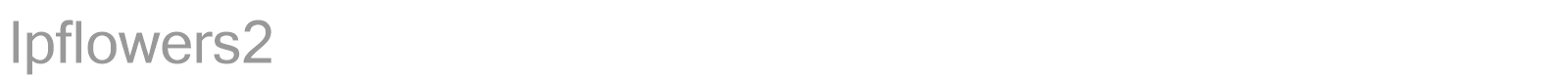 LP Flowers 2 font preview