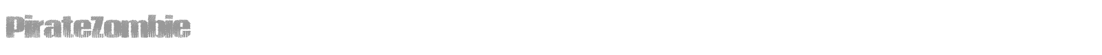 PirateZombie font preview
