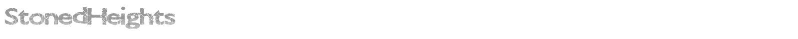StonedHeights font preview