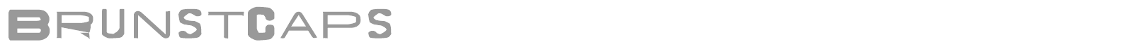 Brunst Caps font preview