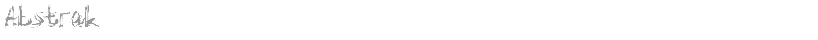 Abstrak font preview