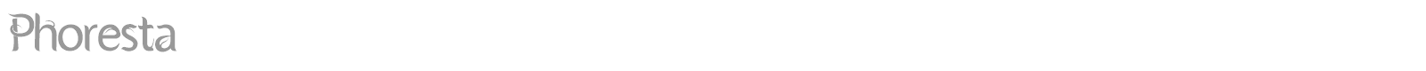 Phoresta font preview