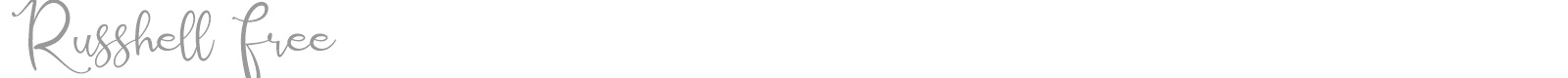 Russhell font preview
