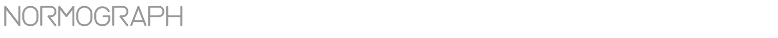 Normograph font preview
