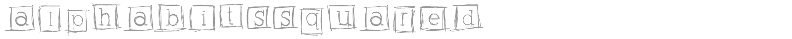 AlphabitsSquared font preview
