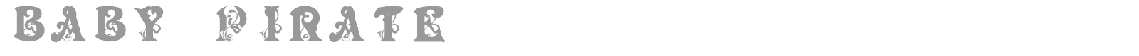 baby pirate font preview