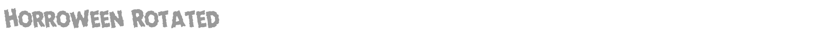 Horroween Staggered Rotalic font preview