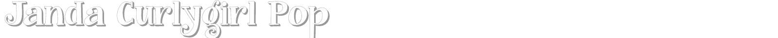 Janda Curlygirl font preview