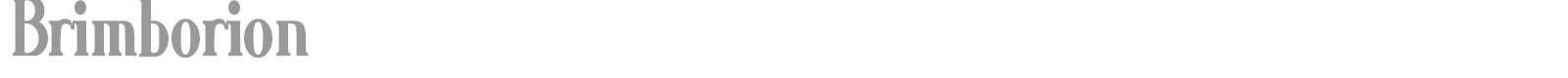 Brimborion font preview