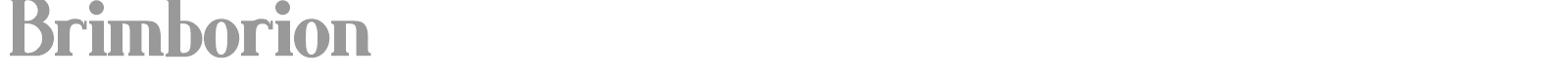 Brimborion font preview
