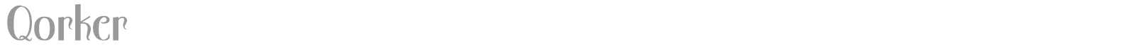 Qorker font preview