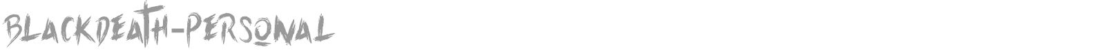 Blackdeath font preview