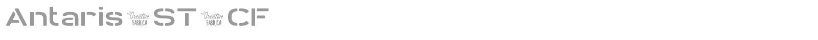 Antaris ST CF font preview