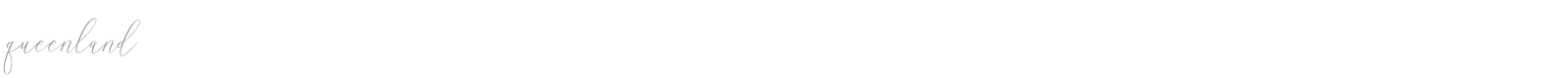 Queenland font preview