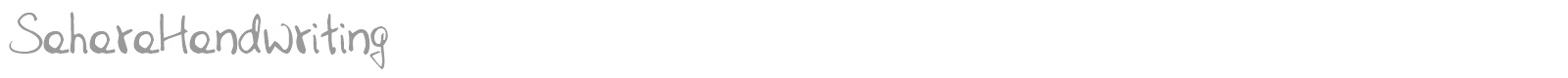 Sahara Handwriting font preview