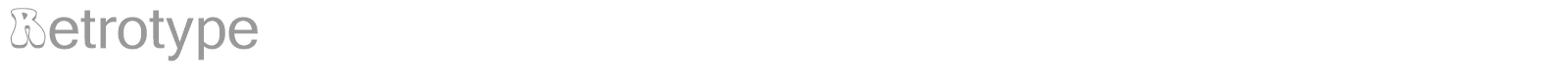 Retrotype font preview