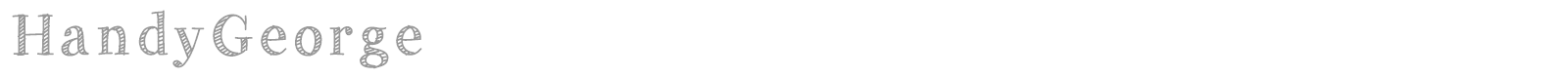 Handy George font preview