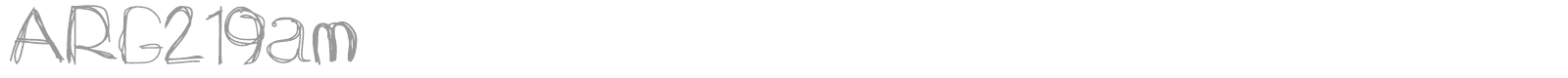 ARG219am font preview