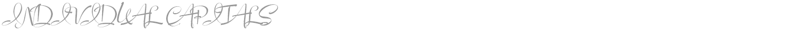 Individual Capitals font preview