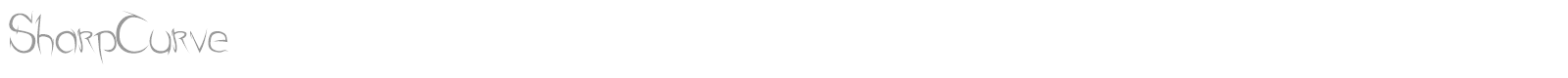 SharpCurve font preview