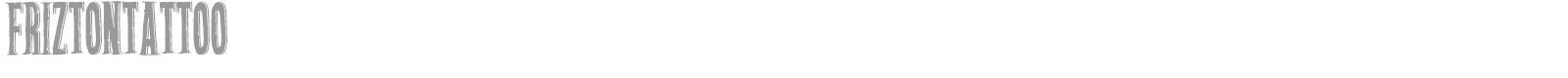 Frizton font preview