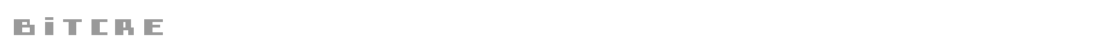 Bitcre font preview