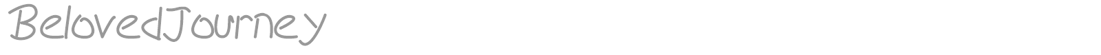 Beloved Journey font preview