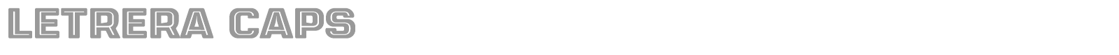Letrera Caps font preview