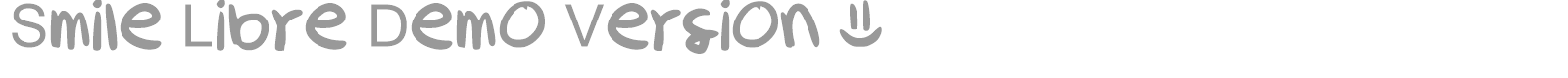 Smile Libre font preview
