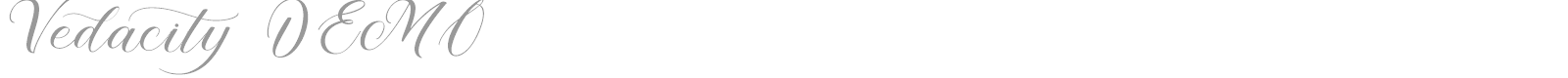 Vedacity font preview