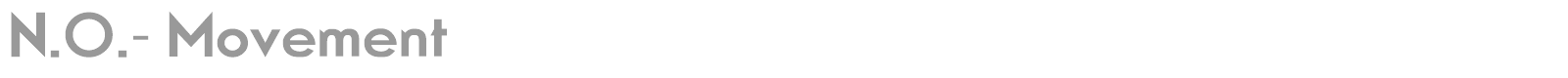 N.O. - Movement font preview
