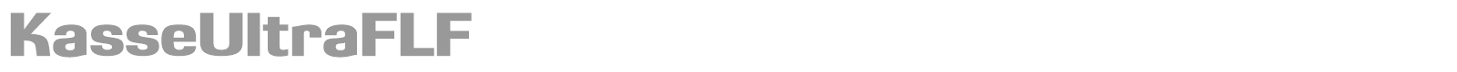 KasseUltraFLF font preview