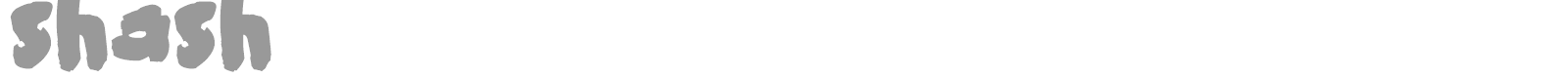 Shash font preview