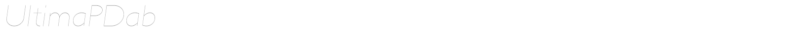 UltimaPDbc font preview
