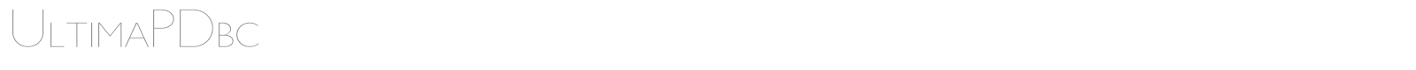 UltimaPDbc font preview