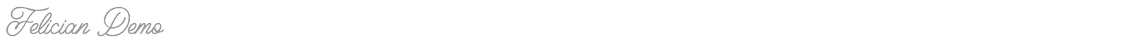 Felician font preview