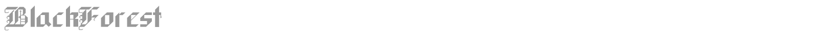 BlackForest font preview