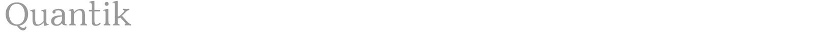 Quantik font preview