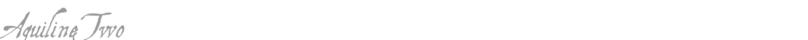 Aquiline Two font preview