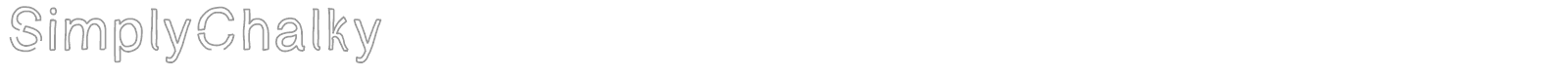 Simply Chalky font preview