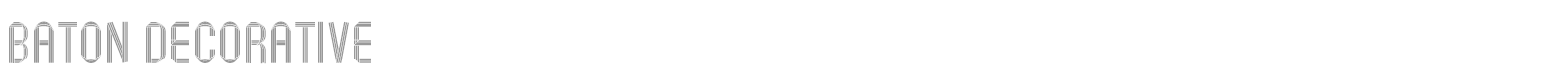 Baton Decorative font preview